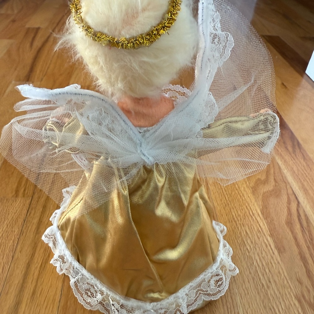 Vintage Annalee Gold Tree Topper - Picture 3 of 3